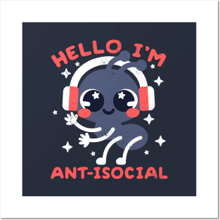 Antisocial ant Posters and Art
